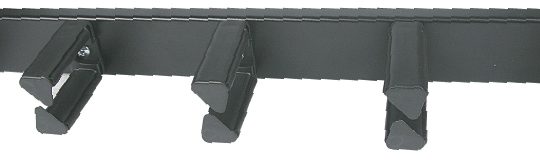 Painel Gestão de Cabos com 5 Argolas, Horizontal 19”, 1U
